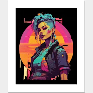 Neon Noir Femme Posters and Art